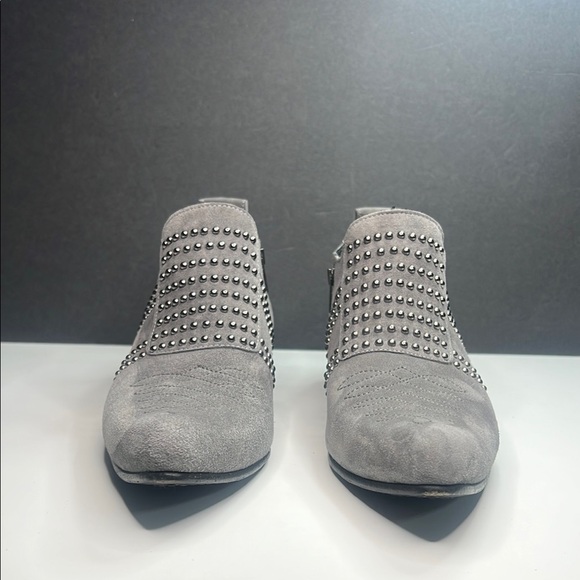 Anine Bing - Charlie Low Grey Suede Studded Ankle Boots Women's Size US 7/EU 37 - Picture 3 of 12
